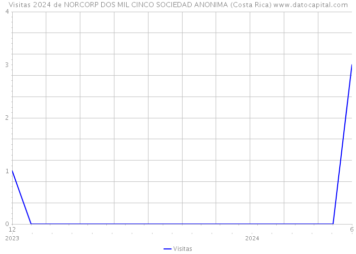 Visitas 2024 de NORCORP DOS MIL CINCO SOCIEDAD ANONIMA (Costa Rica) 