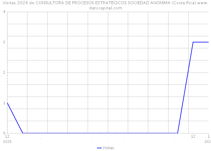 Visitas 2024 de CONSULTORA DE PROCESOS ESTRATEGICOS SOCIEDAD ANONIMA (Costa Rica) 