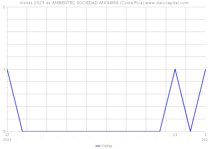 Visitas 2024 de AMBIENTEC SOCIEDAD ANONIMA (Costa Rica) 