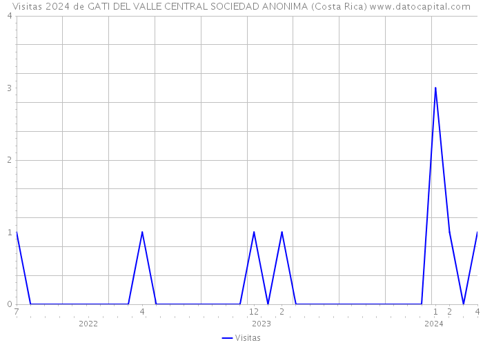 Visitas 2024 de GATI DEL VALLE CENTRAL SOCIEDAD ANONIMA (Costa Rica) 