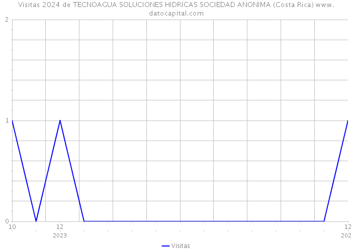 Visitas 2024 de TECNOAGUA SOLUCIONES HIDRICAS SOCIEDAD ANONIMA (Costa Rica) 